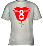 Womens Happy International Women's Day shirt for Youth Women  Back Tank Top Youth T-Shirt