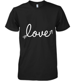 Women's Love Valentines Day Anniversary Shirt T Shirt Premium Men's T-Shirt