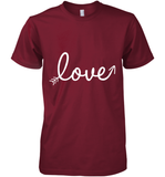 Women's Love Valentines Day Anniversary Shirt T Shirt Premium Men's T-Shirt