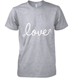 Women's Love Valentines Day Anniversary Shirt T Shirt Premium Men's T-Shirt