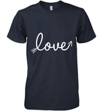 Women's Love Valentines Day Anniversary Shirt T Shirt Premium Men's T-Shirt