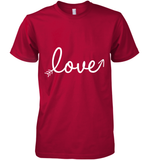 Women's Love Valentines Day Anniversary Shirt T Shirt Premium Men's T-Shirt