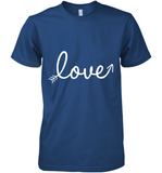 Women's Love Valentines Day Anniversary Shirt T Shirt Premium Men's T-Shirt