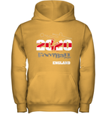 Womens England Flag Football Supporter Sports Gifts V Neck T Shirt Youth Hoodie