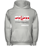 Womens England Flag Football Supporter Sports Gifts V Neck T Shirt Youth Hoodie