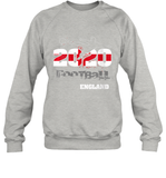 Womens England Flag Football Supporter Sports Gifts V Neck T Shirt Sweatshirt