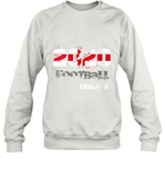 Womens England Flag Football Supporter Sports Gifts V Neck T Shirt Sweatshirt