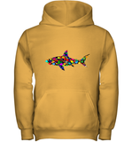 Womens Colourful Shark International dot day V Neck T Shirt Youth Hoodie
