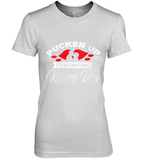 Womens Funny, International Kissing Day, Pucker UP it's V Neck T Shirt Premium Women's T-Shirt