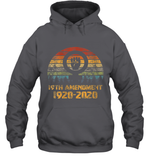 Womens 19th Amendment 1920 2020 Women's Right To Vote Retro Sunset V Neck T Shirt Hoodie