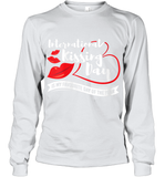 Womens Funny, International Kissing Day, International Kissing Day V Neck T Shirt Youth Long Sleeve