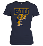 Womens FIU Panthers College NCAA PPFIU01 V Neck T Shirt Women's T-Shirt