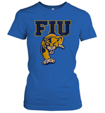 Womens FIU Panthers College NCAA PPFIU01 V Neck T Shirt Women's T-Shirt