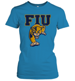 Womens FIU Panthers College NCAA PPFIU01 V Neck T Shirt Women's T-Shirt