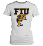 Womens FIU Panthers College NCAA PPFIU01 V Neck T Shirt Women's T-Shirt