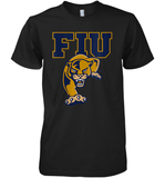 Womens FIU Panthers College NCAA PPFIU01 V Neck T Shirt Premium Men's T-Shirt