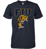Womens FIU Panthers College NCAA PPFIU01 V Neck T Shirt Premium Men's T-Shirt