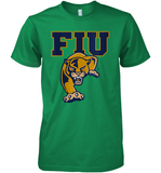 Womens FIU Panthers College NCAA PPFIU01 V Neck T Shirt Premium Men's T-Shirt