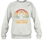 Womens 19th Amendment 1920 2020 Women's Right To Vote Retro Sunset V Neck T Shirt Sweatshirt