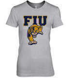 Womens FIU Panthers College NCAA PPFIU01 V Neck T Shirt Premium Women's T-Shirt