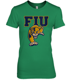 Womens FIU Panthers College NCAA PPFIU01 V Neck T Shirt Premium Women's T-Shirt
