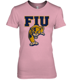 Womens FIU Panthers College NCAA PPFIU01 V Neck T Shirt Premium Women's T-Shirt