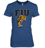 Womens FIU Panthers College NCAA PPFIU01 V Neck T Shirt Premium Women's T-Shirt