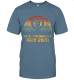 Womens 19th Amendment 1920 2020 Women's Right To Vote Retro Sunset V Neck T Shirt T-Shirt