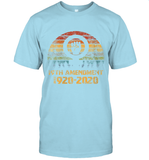 Womens 19th Amendment 1920 2020 Women's Right To Vote Retro Sunset V Neck T Shirt T-Shirt