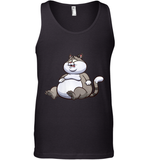 Womens Fat Cat Funny Chubby Cat  International Cat Day V Neck T Shirt Tank Top