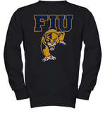 Womens FIU Panthers College NCAA PPFIU01 V Neck T Shirt Youth Sweatshirt
