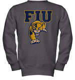 Womens FIU Panthers College NCAA PPFIU01 V Neck T Shirt Youth Sweatshirt