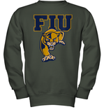 Womens FIU Panthers College NCAA PPFIU01 V Neck T Shirt Youth Sweatshirt