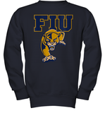 Womens FIU Panthers College NCAA PPFIU01 V Neck T Shirt Youth Sweatshirt