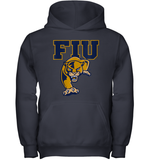 Womens FIU Panthers College NCAA PPFIU01 V Neck T Shirt Youth Hoodie
