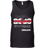 Womens England Flag Football Supporter Sports Gifts V Neck T Shirt Tank Top