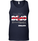Womens England Flag Football Supporter Sports Gifts V Neck T Shirt Tank Top