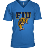 Womens FIU Panthers College NCAA PPFIU01 V Neck T Shirt V-Neck T-Shirt