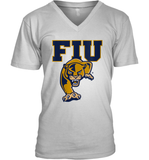 Womens FIU Panthers College NCAA PPFIU01 V Neck T Shirt V-Neck T-Shirt