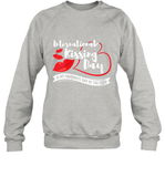Womens Funny, International Kissing Day, International Kissing Day V Neck T Shirt Sweatshirt