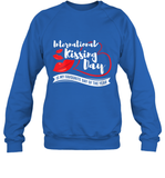 Womens Funny, International Kissing Day, International Kissing Day V Neck T Shirt Sweatshirt