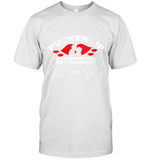 Womens Funny, International Kissing Day, Pucker UP it's V Neck T Shirt T-Shirt