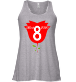 Womens Happy International Women's Day shirt for Youth Women  Back Tank Top Racerback Tank