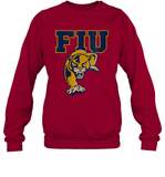 Womens FIU Panthers College NCAA PPFIU01 V Neck T Shirt Sweatshirt