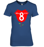 Womens Happy International Women's Day shirt for Youth Women  Back Tank Top Premium Women's T-Shirt