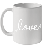 Women's Love Valentines Day Anniversary Shirt T Shirt Ceramic Mug 11oz