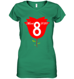 Womens Happy International Women's Day shirt for Youth Women  Back Tank Top Women's V-Neck T-Shirt